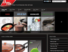 Tablet Screenshot of livingcook.com.vn